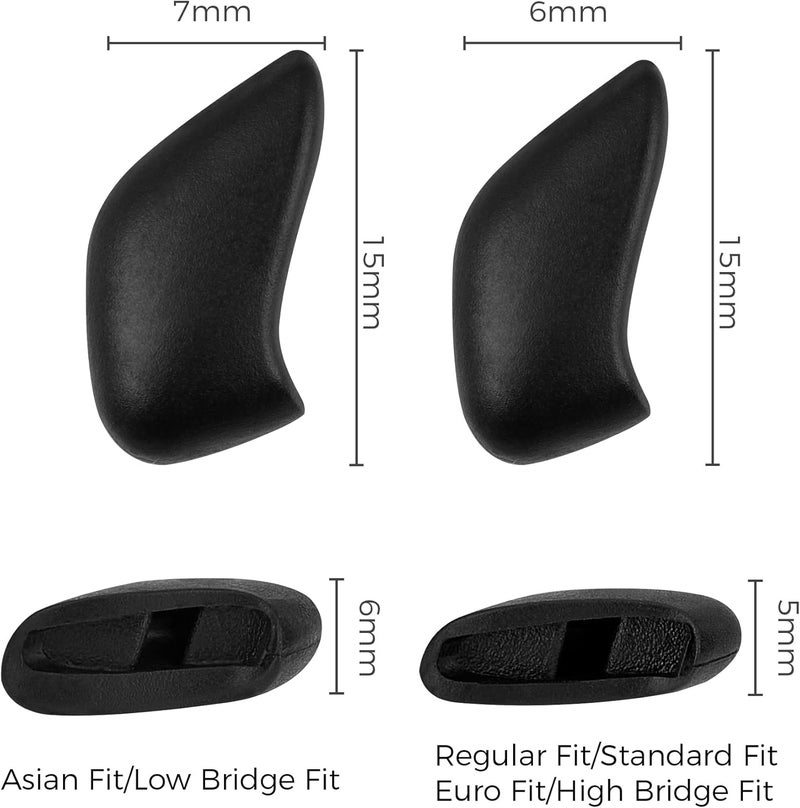 HILEEN Replacement Nose Pads Nose Pieces for Oakley Flak Jacket XLJ|Flak 2.0 OO9295 OO9188|Flak Beta OO9363 Sunglass - Image 2